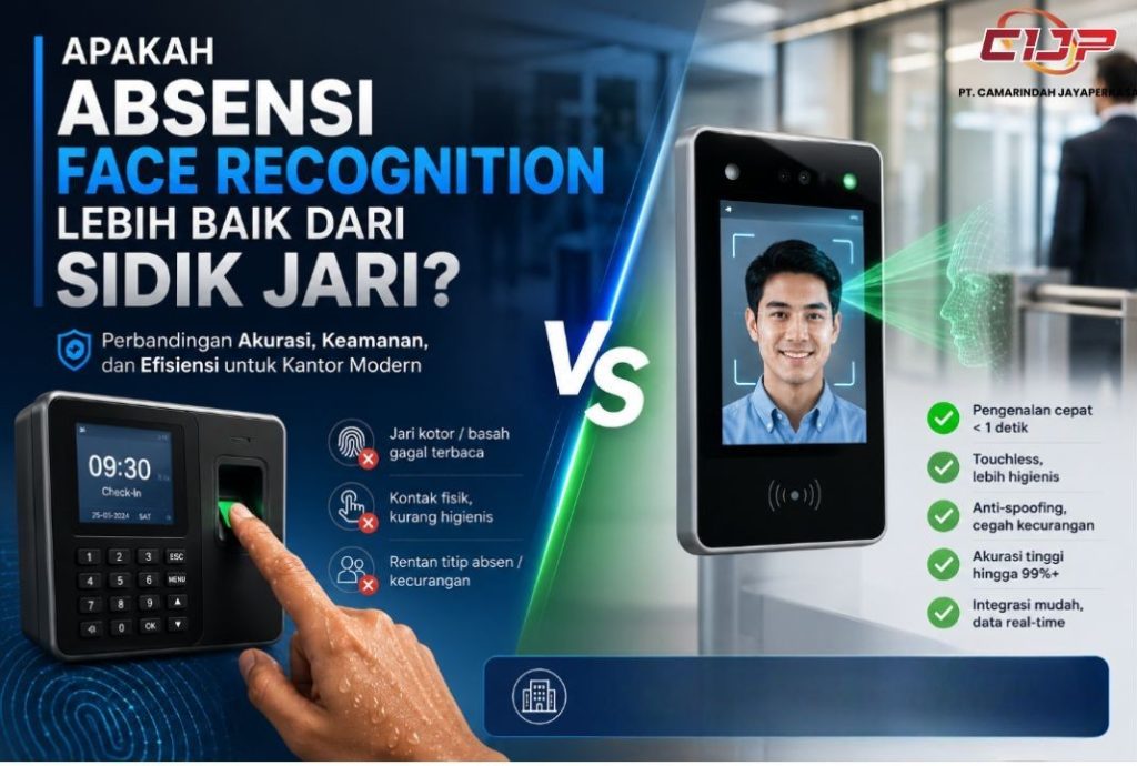 absensi face recognition vs sidik jari